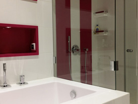 Душевая кабина из стекла, фурнитура Pauli & Sohn